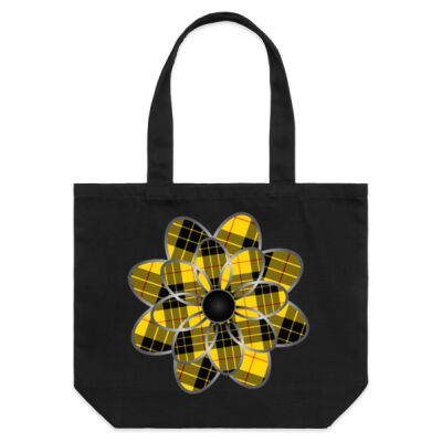 MacLeod of Lewis Tartan Flower Shoulder Tote Thumbnail