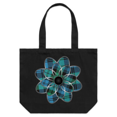 Campbell Tartan Flower Shoulder Tote Thumbnail